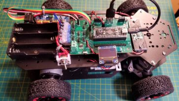 Construisez facilement une voiture robot avec la carte de base de voiture pour la carte STM32F411 « Black Pill »