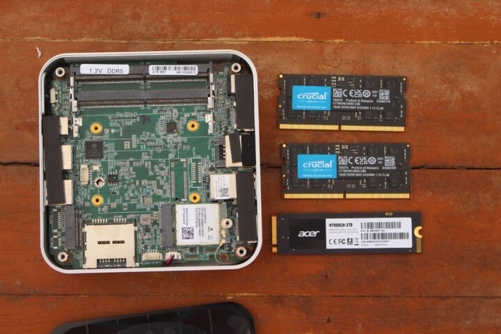 GEEKOM A8 carte mère AW-XB591NF module WiFi 6E