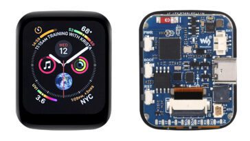 ESP32 S3 1.69 inch Touch Display Development Board with Wi-Fi Bluetooth 5, Accelerometer & Gyroscope