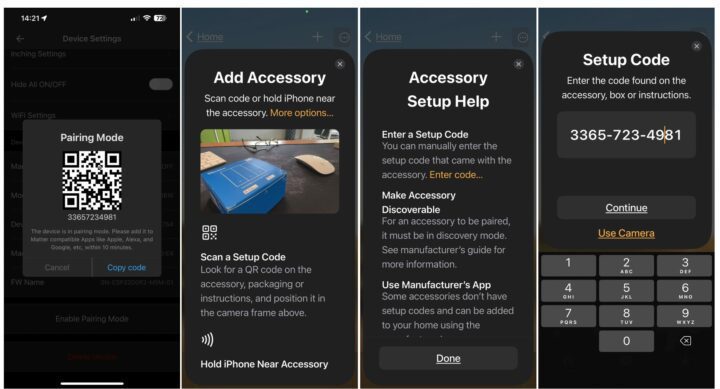 SONOFF M5 (Matière) Apple Home1 SONOFF M5 (Matière) Apple Home1