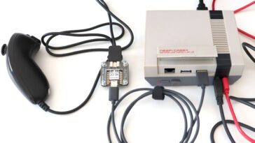 Wii Nunchuck USB port Raspberry Pi 4 retro gaming console