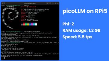 picoLLM Raspberry Pi 5