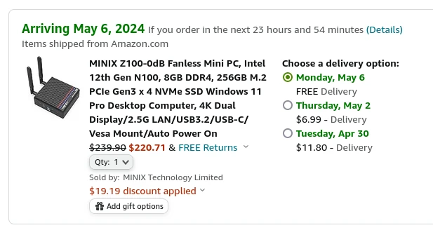 MINIX Z100-0dB Remise Amazon MINIX Z100-0dB Remise Amazon