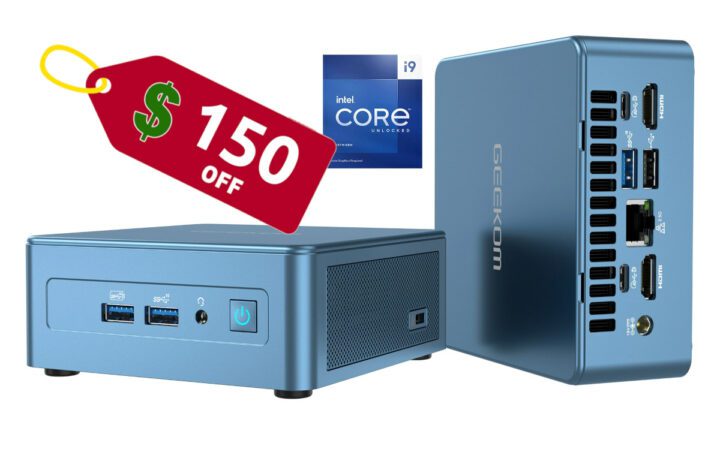150 dollars de réduction GEEKOM Mini IT13 Core i9 mini PC 150 dollars de réduction GEEKOM Mini IT13 Core i9 mini PC