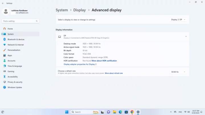 Résolution CrowVi Windows 11