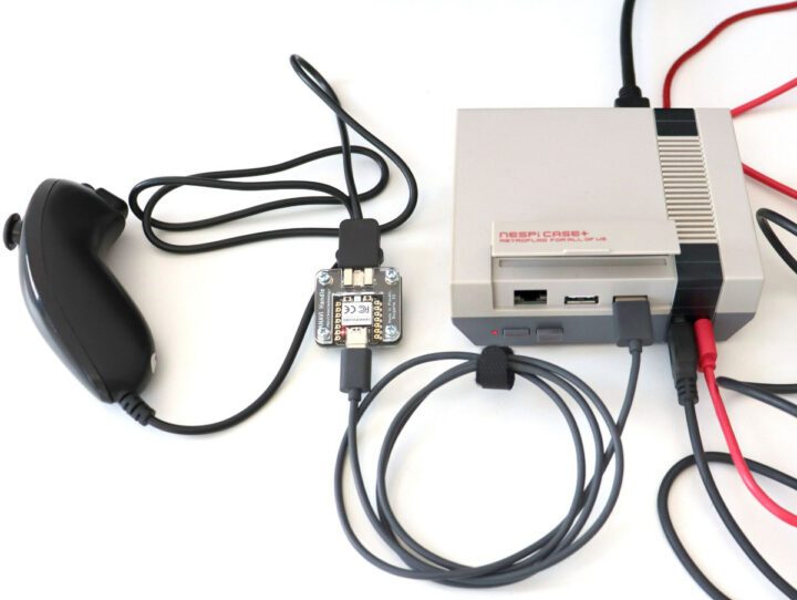 Port USB Wii Nunchuck Console de jeu rétro Raspberry Pi 4 Port USB Wii Nunchuck Console de jeu rétro Raspberry Pi 4