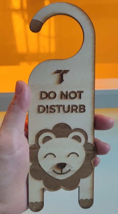 Échantillon TOOCAA L2 20W ne pas déranger le panneau Échantillon TOOCAA L2 20W ne pas déranger le panneau