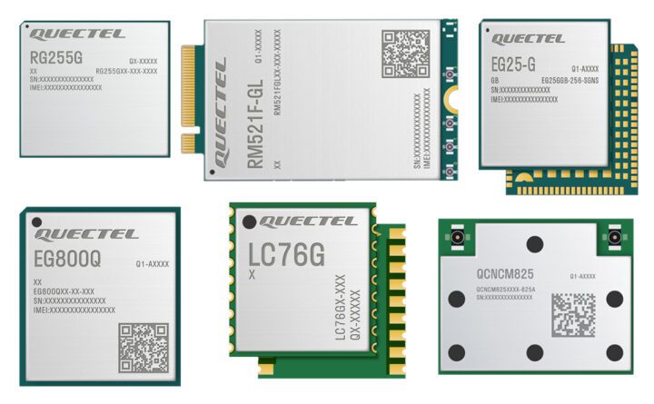Modules de fonction Quectel LTE Cat 1 4, 5G, Wi Fi 6 et GNSS Modules de fonction Quectel LTE Cat 1 4, 5G, Wi Fi 6 et GNSS