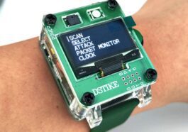 Deauther Watch X worn on wrist