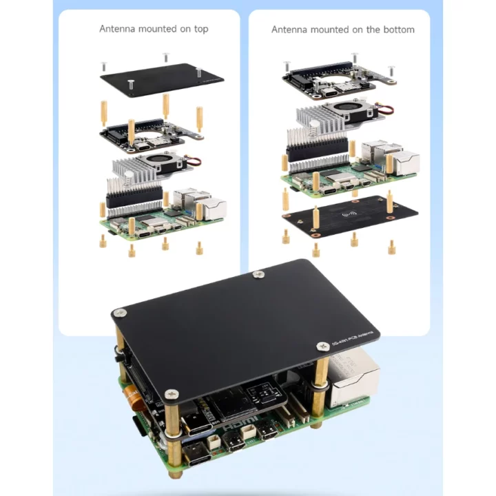 Instructions d'assemblage du chapeau Waveshare PCIe 5G Instructions d'assemblage du chapeau Waveshare PCIe 5G