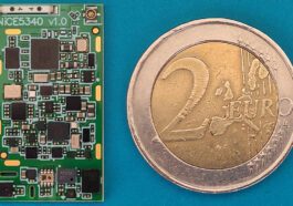 NiCE5340 SoM with nRF5340 SoC and iCE40 FPGA