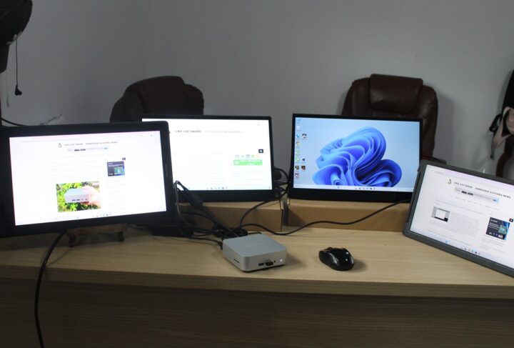 GEEKOM A8 Quatre écrans indépendants GEEKOM A8 Quatre écrans indépendants