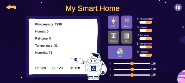 Contrôle WiFi ACEBOTT Android QE007 Contrôle WiFi ACEBOTT Android QE007