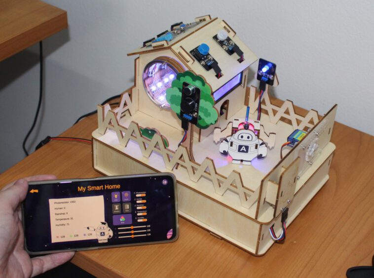 Avis ACEBOTT QE007 - Un kit éducatif Smart Home STEAM basé sur ESP32 pour les enfants de 8 ans et plus 1 QE007 ESP32 Smart Home Starter Kit Review