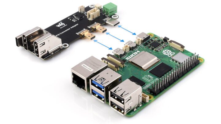 Détails de l'adaptateur de connecteur Pi5 3 Détails de l'adaptateur de connecteur Pi5 3