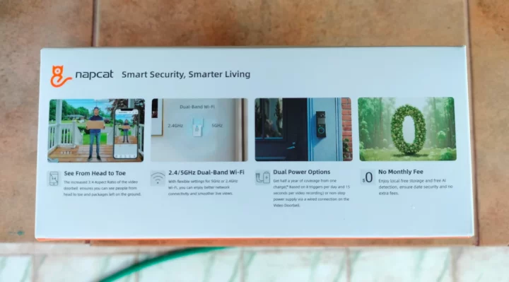 Napcat WiFi double bande alimenté par batterie sans frais mensuels