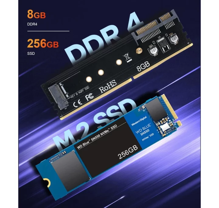 Disque SSD NVMe DDR5 SATA de 8 Go Disque SSD NVMe DDR5 SATA de 8 Go