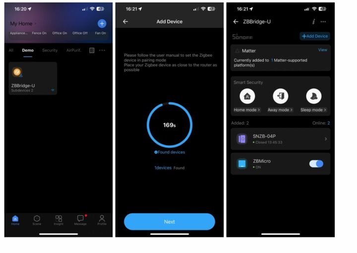 Adaptateur intelligent USB Sonoff Micro ZB ewelink1 Examen de l'adaptateur intelligent Sonoff ZBMicro USB avec eWelink