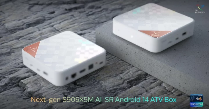 SEI Robotics Amlogic S905X5M Boîtier TV