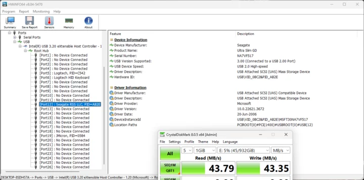Vitesse du port USB 2.0 du panneau arrière du Cincoze DS-1402