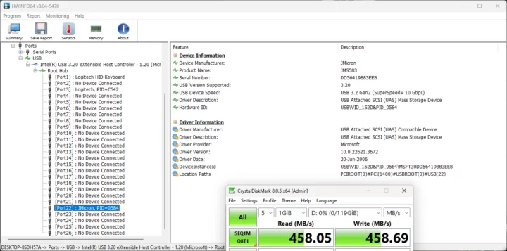 Panneau arrière du port USB 3.2 n° 2 de Cincoze DS-1402