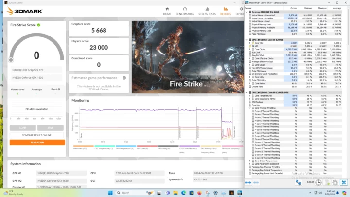 Test de conception thermique 3DMark Cincoze DS-1402