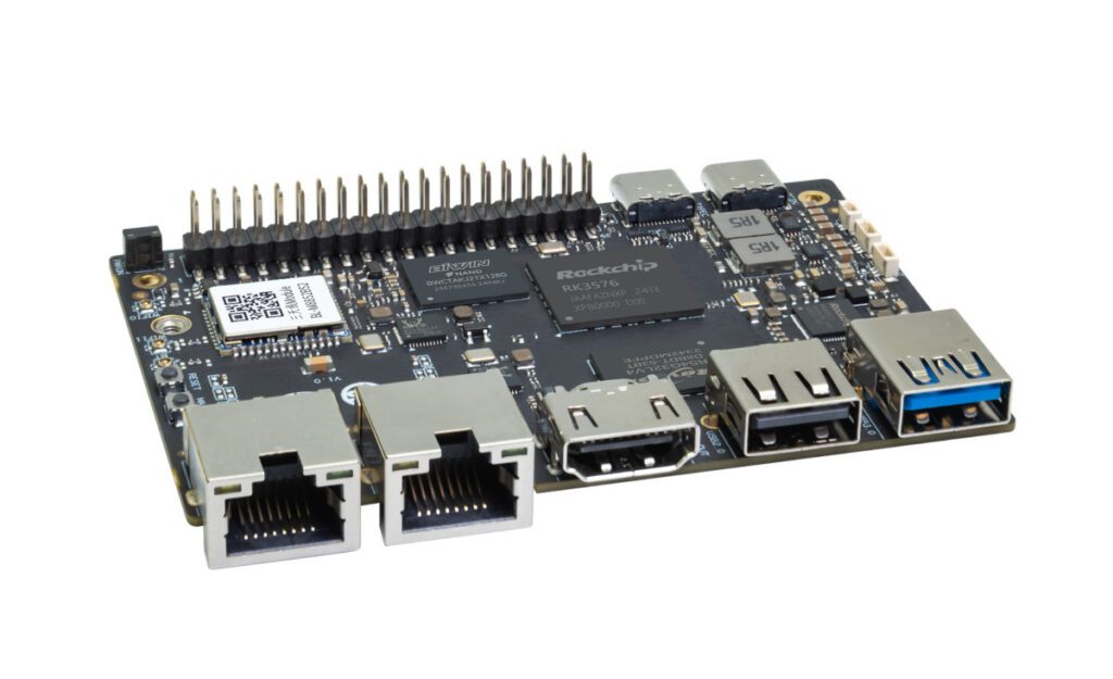 Prodip Bas Le SBC à profil bas Banana Pi BPI-M5 Pro est équipé du SoC Rockchip ...