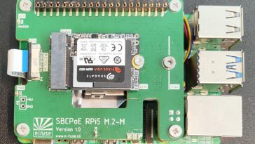 Raspberry Pi PoE HAT M2 socket