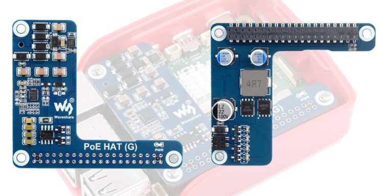 Waveshare PoE HAT (G) est un HAT+ PoE compact de 25 W pour le Raspberry Pi 5 1 Waveshare PoE HAT (G)