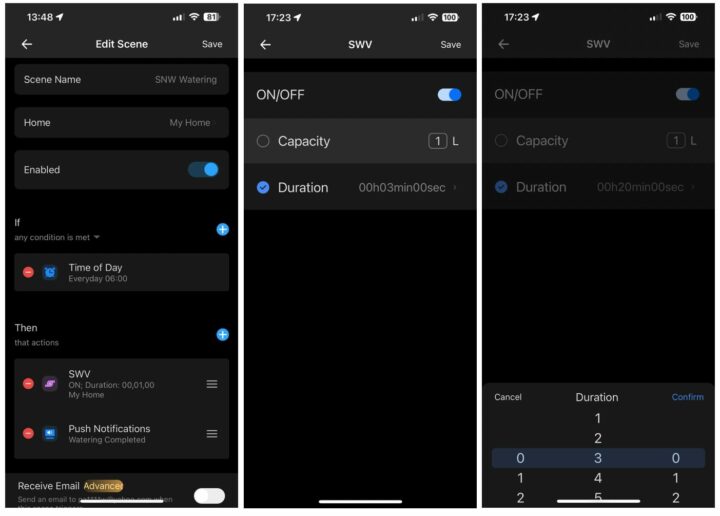 Programmation de scène eWeLink SonoffZBWaterValve Programmation de scène eWeLink SonoffZBWaterValve