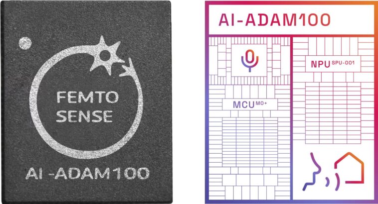 Femtosense présente le système intégré AI-ADAM-100 pour un traitement vocal basé sur l'IA abordable et efficace en périphérie 1 Femtosense AI-ADAM-100