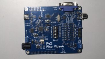 Pico Video4 display board top
