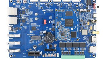 Forlinx FET3576-C Rockchip RK3576 SoM fitted to Carrier Board