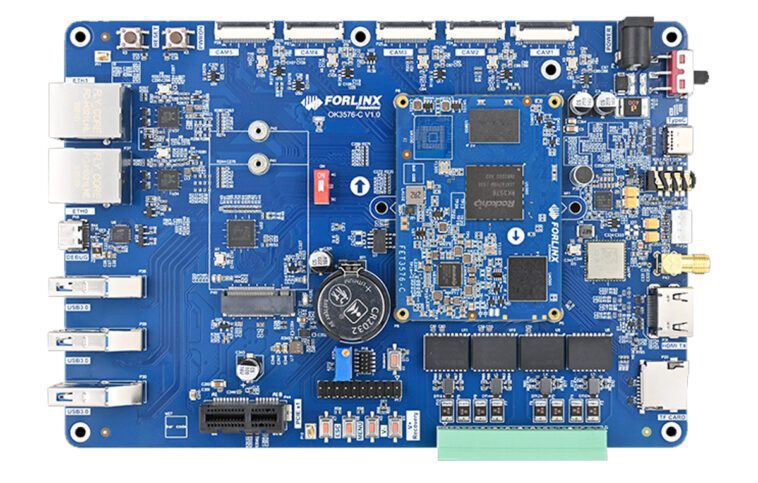 Le SoM Forlinx FET3576-C Rockchip RK3576 alimente la carte OK3576-C riche en fonctionnalités pour les applications AIoT 1 Forlinx FET3576-C Rockchip RK3576 SoM fitted to Carrier Board