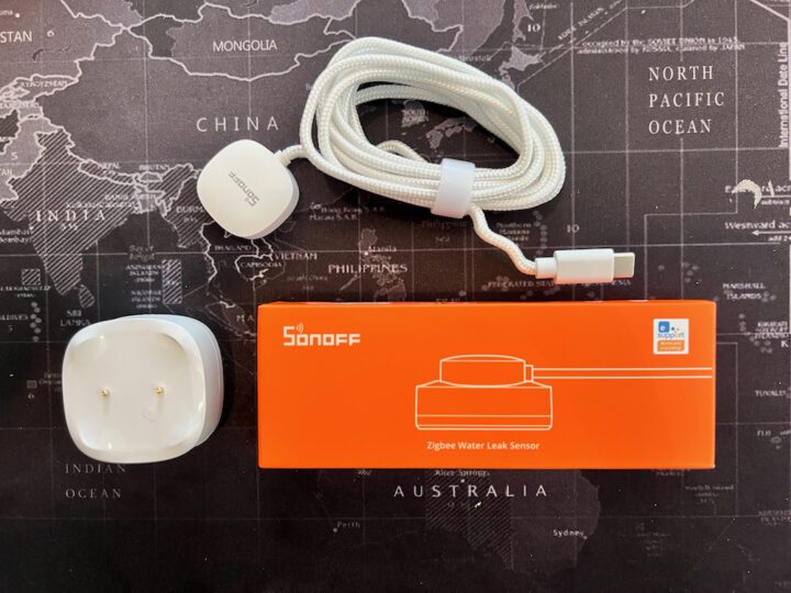 Examen de la fuite d'eau Sonoff Zigbee SNZB-05P Test du détecteur de fuite d'eau Sonoff Zigbee SNZB-05P