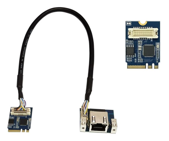 Carte d'extension PCIe Cervoz M.2 2230 2,5 GbE Carte d'extension PCIe Cervoz M.2 2230 2,5 GbE