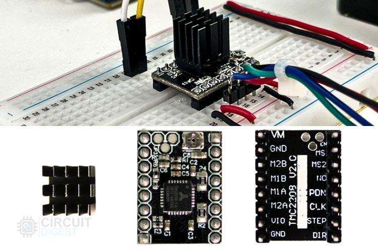 Comment utiliser le pilote de moteur pas à pas TMC2208 avec Arduino 2 Module TMC2208