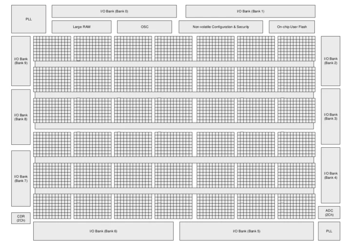 Schéma fonctionnel simplifié LFMXO5-15D