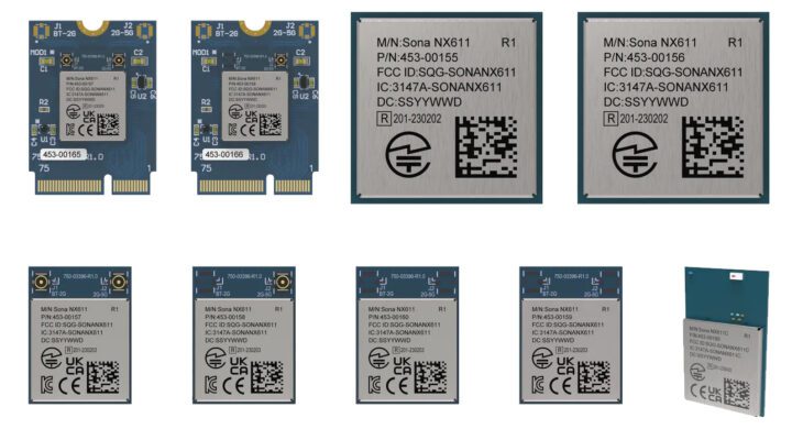 Tous les modules Sona NX611 Tous les modules Sona NX611