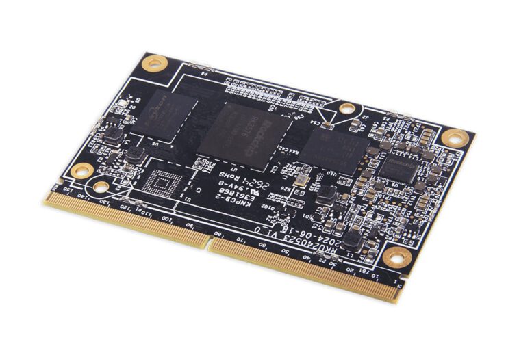 Geniatech SOM-3576 - Un système sur module Rockchip RK3576 avec un connecteur de bord MXM 3.0 à 314 broches 1 Rockchip RK3576 system-on-module 314-pin MXM 3.0 edge connector