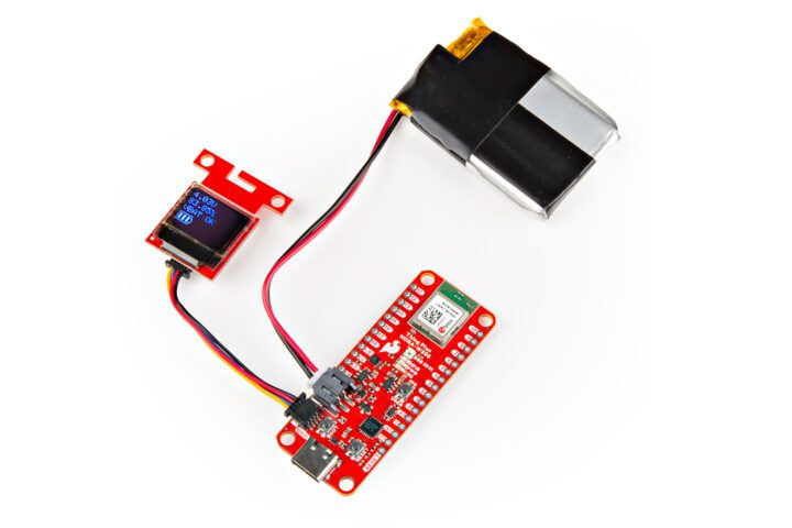 Sparkfun Thing Plus NORA W306 en action Sparkfun Thing Plus NORA W306 en action