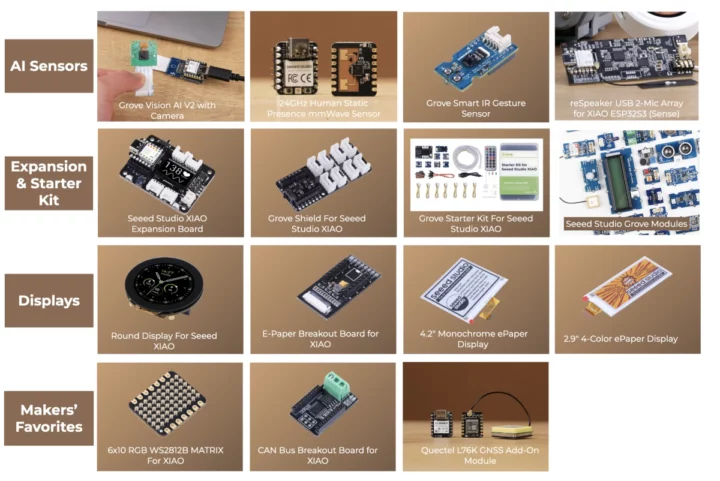 Module complémentaire et accessoires XIAO Module complémentaire et accessoires XIAO