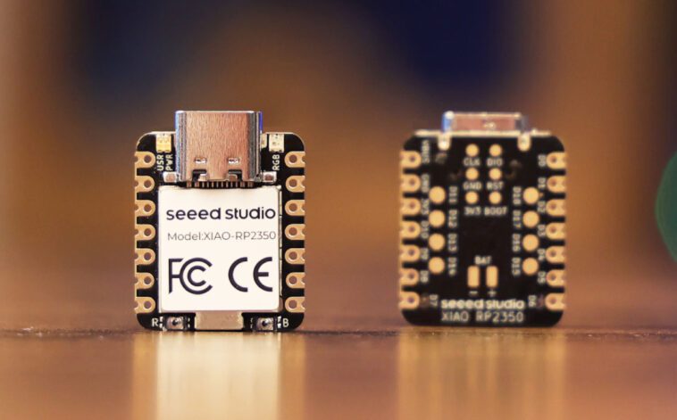 XIAO RP2350 est une petite carte USB-C basée sur le MCU Raspberry Pi RP2350 1 XIAO RP2350