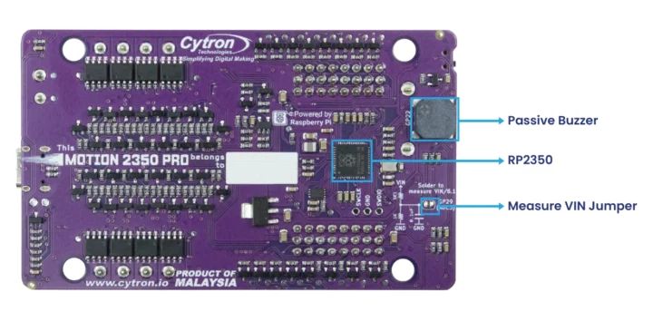 Carte de contrôle moteur Raspberry Pi RP2350 Carte de contrôle moteur Raspberry Pi RP2350