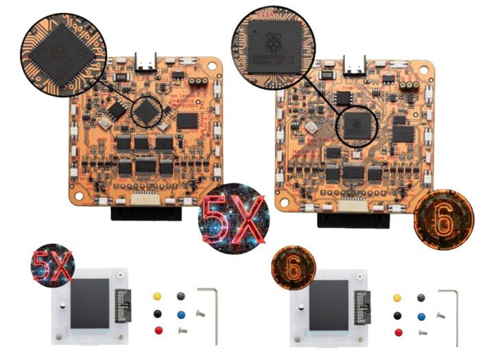 Circuit imprimé et boîtier pirates de bus de prototypes dangereux