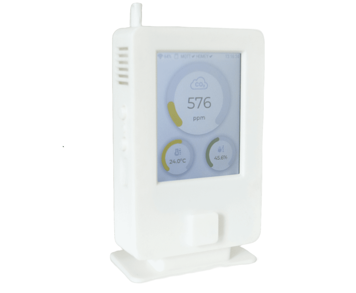 MoreSense MS-06 air quality monitor sensor with ESP32-S3 and Sensirion SCD40 sensor