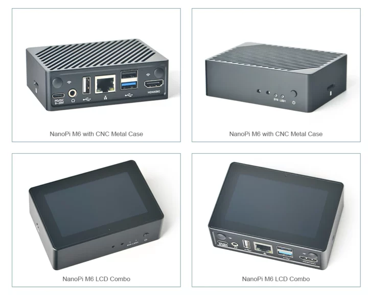 Boîtier métallique NanoPi M6 sans écran Boîtier métallique NanoPi M6 sans écran