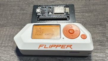Flipper Zero ESP8266 Deauther board