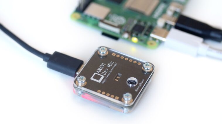 ANAVI Dev Mic est un microphone omnidirectionnel numérique basé sur le MCU Raspberry Pi RP2040 (Crowdfunding) 1 ANAVI Dev Mic est un microphone omnidirectionnel numérique basé sur le MCU Raspberry Pi RP2040 (Crowdfunding)