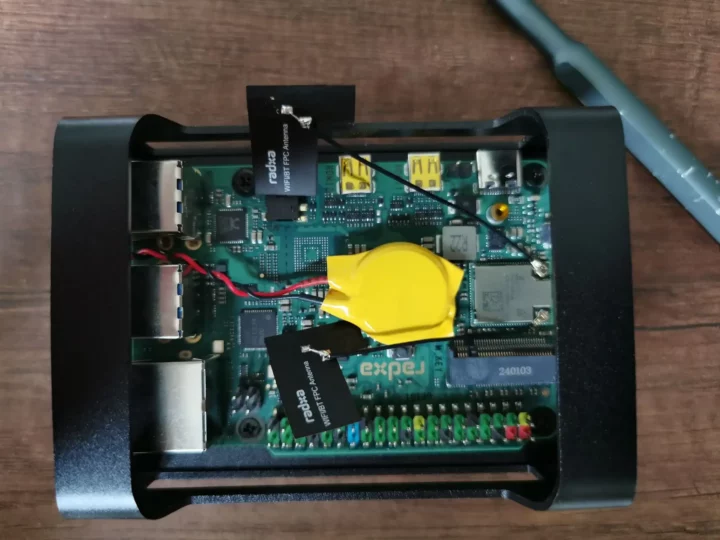 Boîtier de radiateur d'assemblage Radxa X4 Boîtier de radiateur d'assemblage Radxa X4